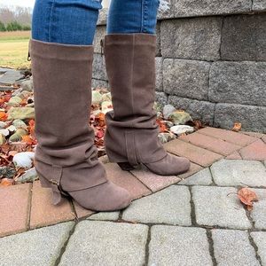 Knee high Naughty Monkey slouch food over boots